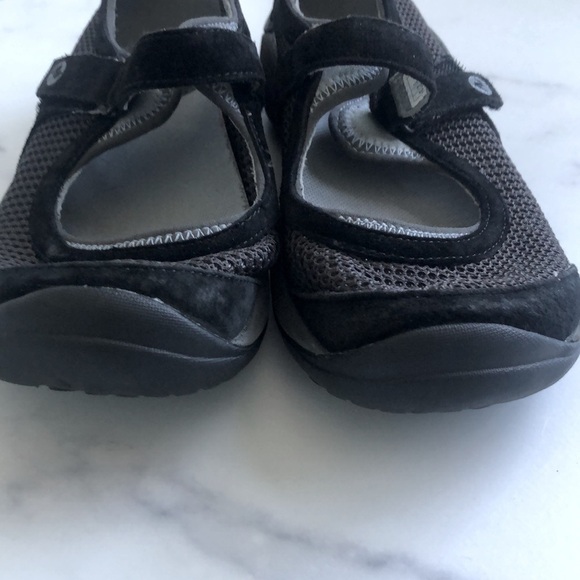 Merrell Encore Black Strap Mary Jane Ortholite Flats Shoes Black Size 6 - Picture 4 of 10